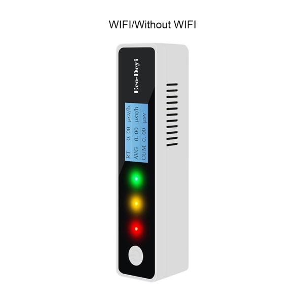 Ljud- och ljuslarm med hög känslighet Kärnstrålning Without WIFI