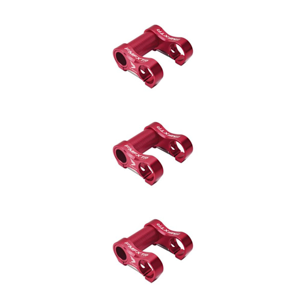 1/2/3/5 hopfällbar cykel dubbelstammad aluminiumlegering för cykling Red 75 x 72mm 3Set
