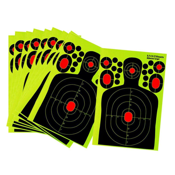10 Splatter Reactive Self Adhesive Targets För