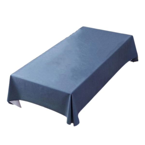 Mörkblå Elegant och hållbar PVC-duk för rektangulär