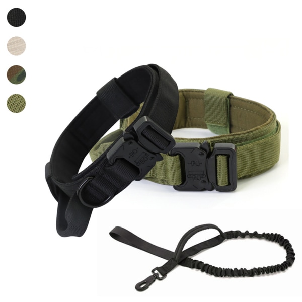 1/2/3/5 Justerbar Hållbar och säker för alla hundar Halsbandskoppel Green L 1Set