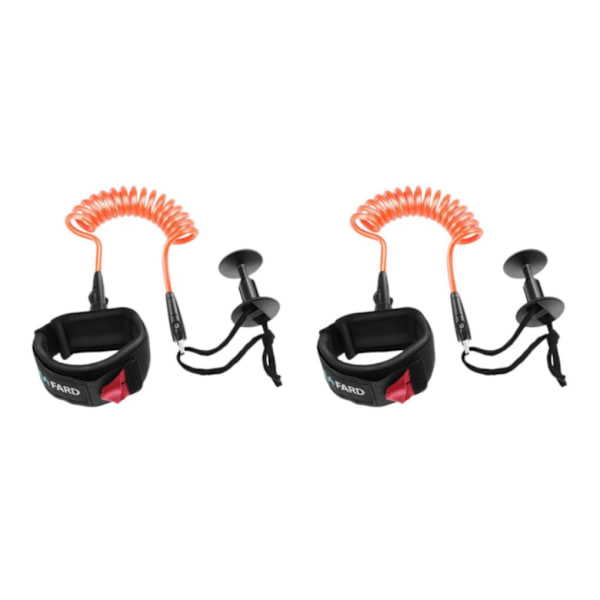 1/2 5ft För Bodyboard Surfbräda För SUP Wrist Leash Ben Rep 2PCS