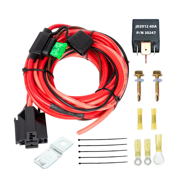 Universal Elektrisk Bränslepump Relä Kit Bil Pump Harness Relay