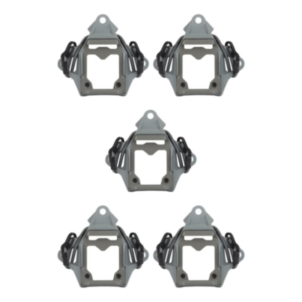 1/2/3/5 Lättviktsmonterad basadapter Utomhus hållbart tillbehör Gray 10x2.5x9cm 5Set