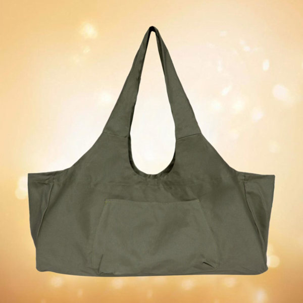 1/2 Canvas Yogamatta väska för män Träning Sport Gymtas Travel army green 29.0x9.0x12.0 Inch 1Set