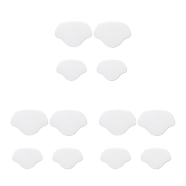 1/2/3/5 Shoe Häl Pad Innersula Häl Reparation Heel Stick för män & white 3Set