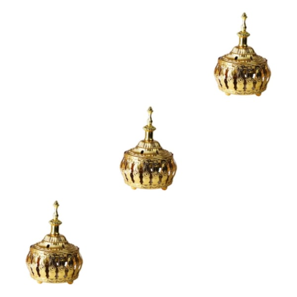 1/2/3 Golden Incense Burner Doftspridare Yoga Studio Type B 3Set