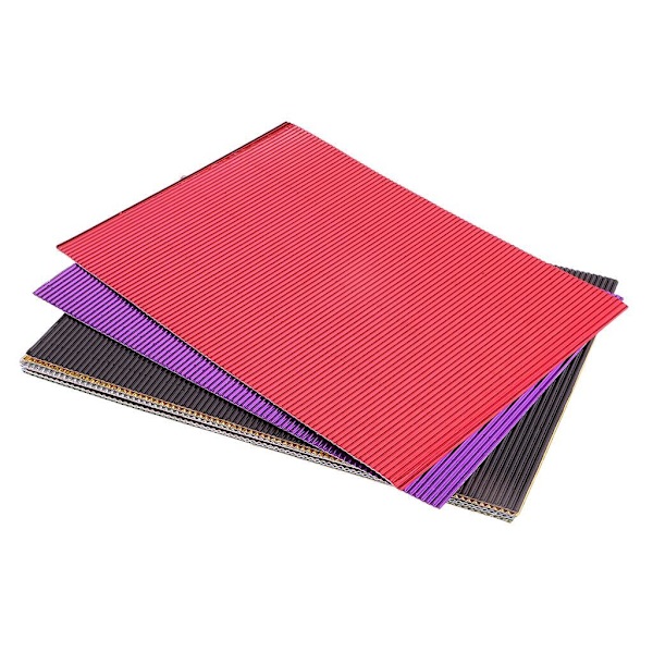 1/2/3 10x Simulera metallkorrugerad papper hantverksdekorationer 1Set