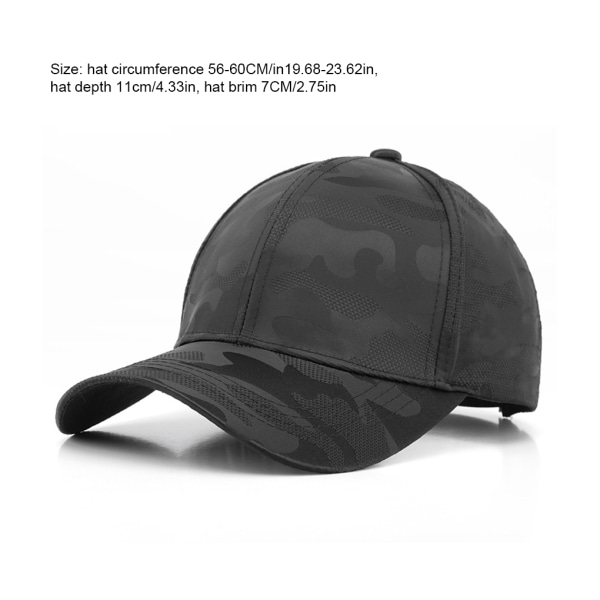 1/3/5 Lätt och andas cap för män - Håll dig bekväm gray 1 Pc