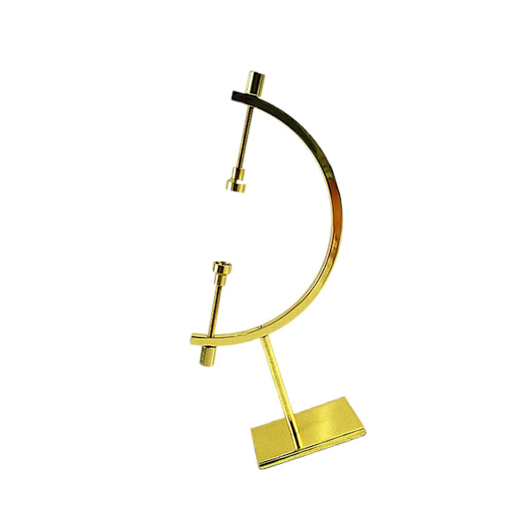 1/2/3/5 Sphere Holder Display Stand Ornament Glas Ball Holder Gold L 150x80x310mm 1Set