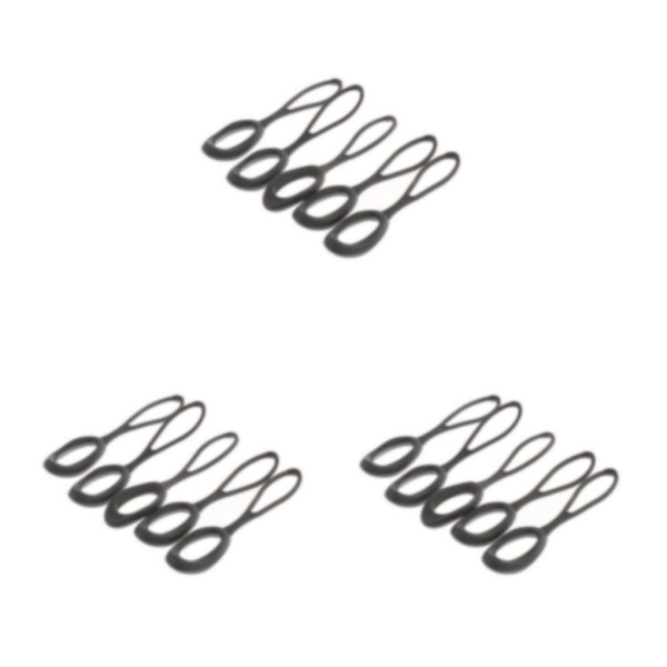 1/2/3/5 5 stycken Non- För slip Stark För Dragkedja Dragsladd Zip Grey 66mm 3Set