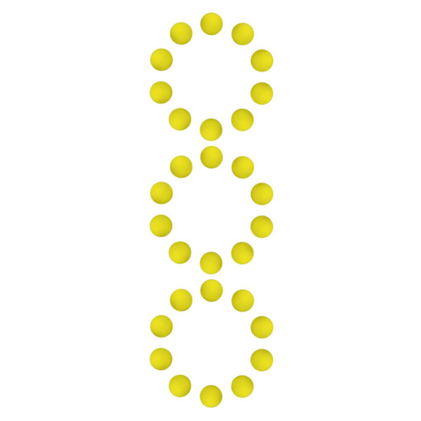 1/2/3/5 10 stycken EVA Foam För Golfswing Övningar Övning Yellow 42mm 3Set