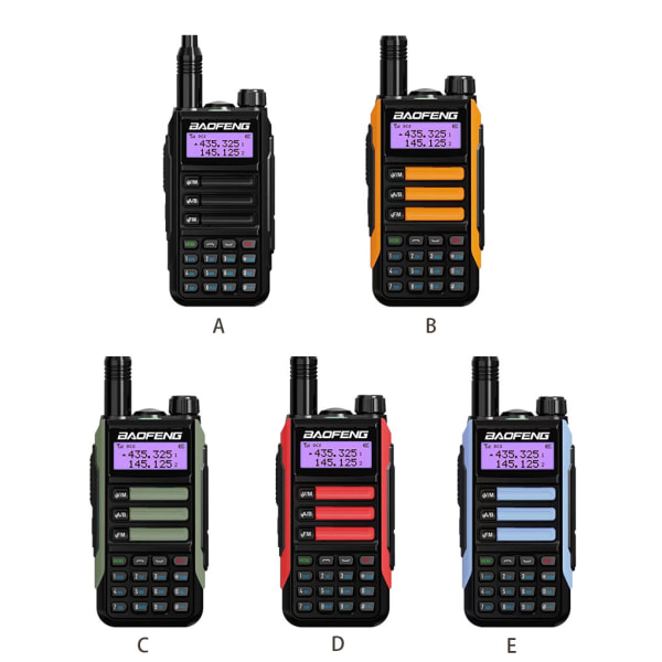 1/2 -16 Way Radio Radio Walkie Vattentät Tvåvägs Tvåvägsradio Red 1Set