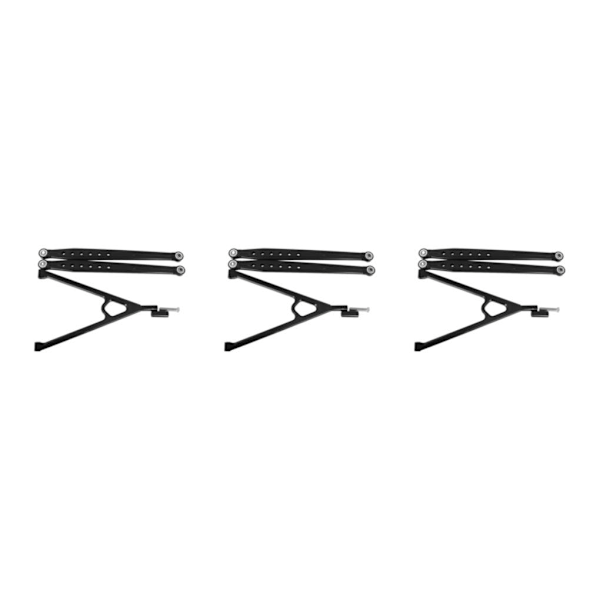 1/2/3/5 Aluminiumlegering Trigon Support Bar Bakre Support Bar För black 3Set
