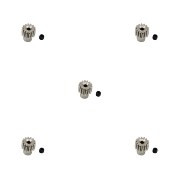 1/2/3/5 14T Pinion Gear För 1/12 ECX Rc RGT136100 Utsökt gray 5Set
