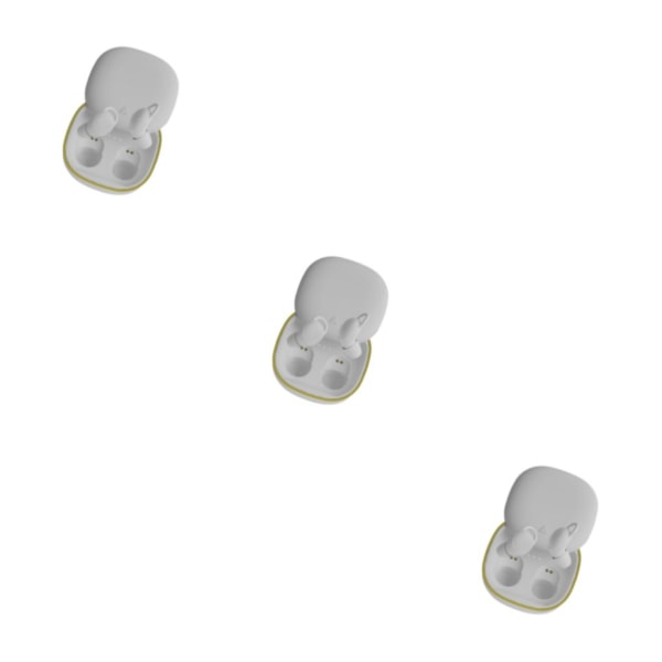 1/2/3/5 Bluetooth Headset True Wireless Invisible Noise White 3PCS