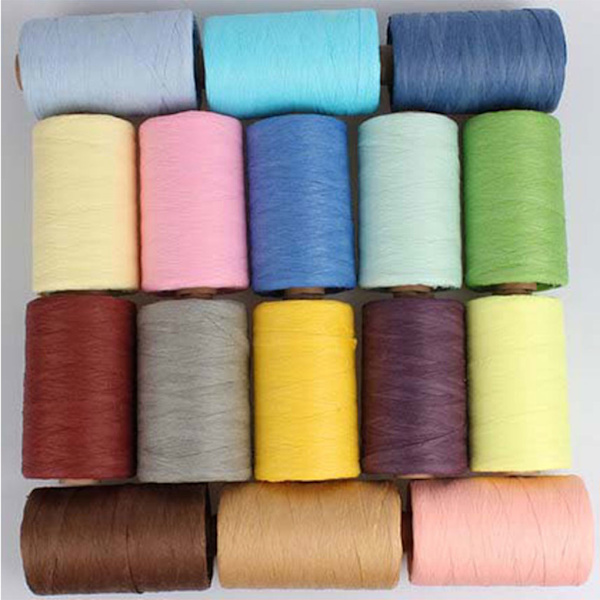1/2/3/5 Bred applikation Vackra DIY-projekt med Raffia-garn khaki 1Set