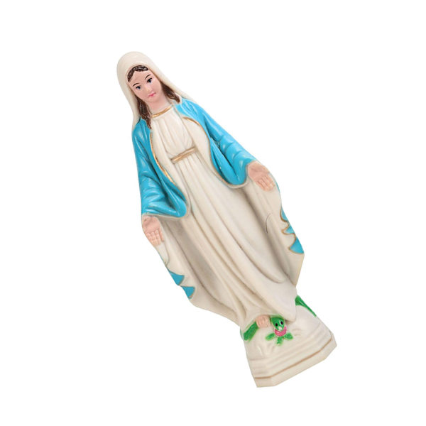 1/2/3 Välsignade Jungfru Maria statyett karaktär Skulptur Staty Blue Coat 10cm 1Set