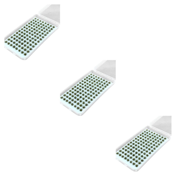 1/2/3/5 Resin Mini Grass Tuft Lågt underhållsminiatyrer Statisk No.7 3Set