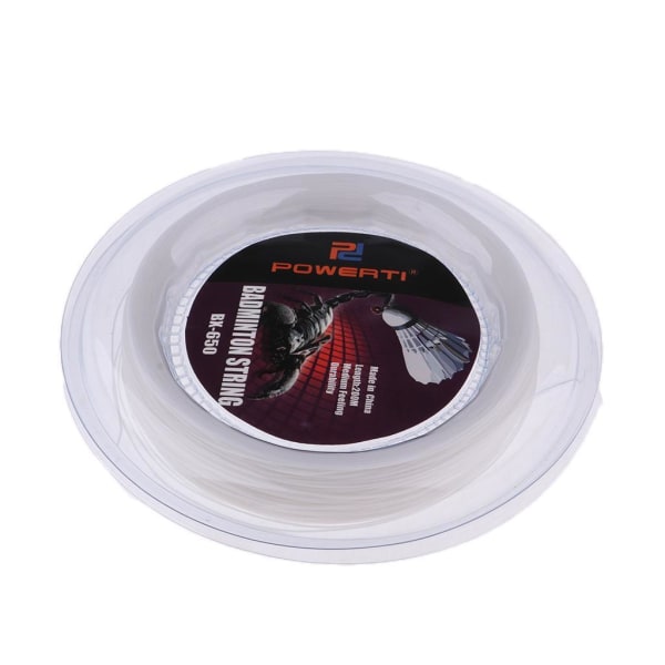 1/2/3 Smidig och slitstark Nylon Badminton Racket String Hög White 200m 1 Pc