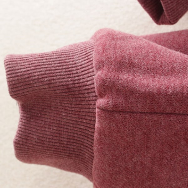 Snygga byxor för kvinnor håller sig varma och bekväma på vintern pink M