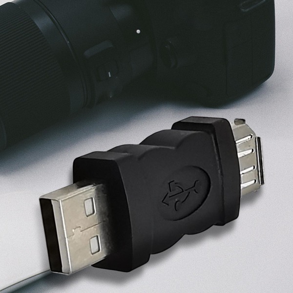 1/2/5 För Firewire IEEE 1394 6-stifts hona till USB hane-adapter 1Set