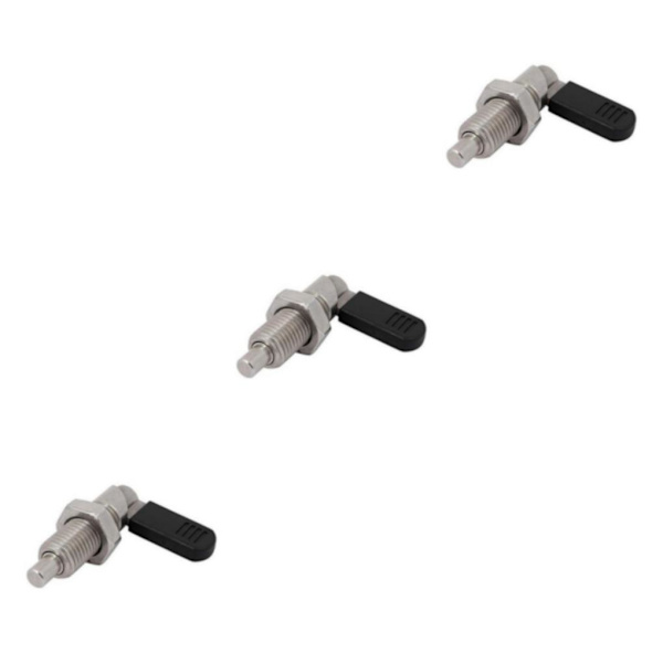 1/2/3/5 1x Indexeringskolvar L Typ Rostfria Låsbultar Fin Silver M20-8 3Set