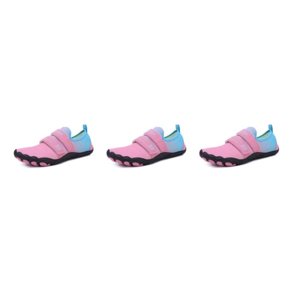 1/2/3 Strandpromenad Vattensko Vada Sneakers Nonslip Fitness Pink Size 37 3PCS