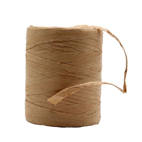 1/2/3/5 Bred applikation Vackra DIY-projekt med Raffia-garn khaki 1Set
