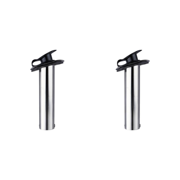 1/2 Stånghållare Rostfritt stål Flush Mount Antikorrosion för 15 Degree 2PCS