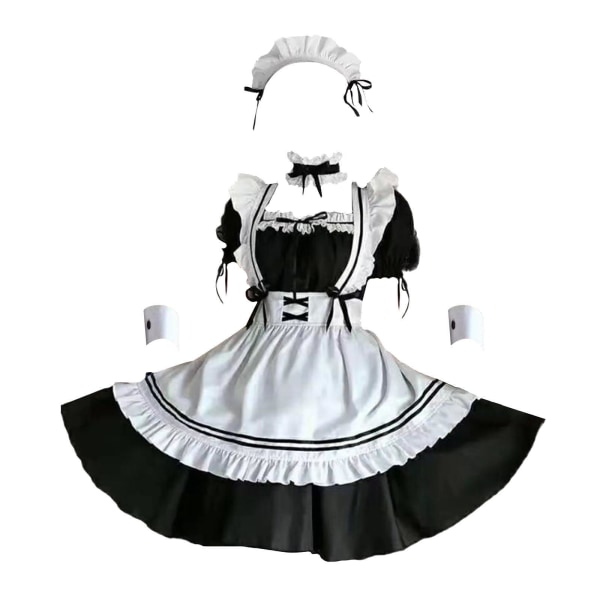 1/2/5 Maid Costume Maid Klänningar Klassiska Sweet Lolita japanska L 1 Pc