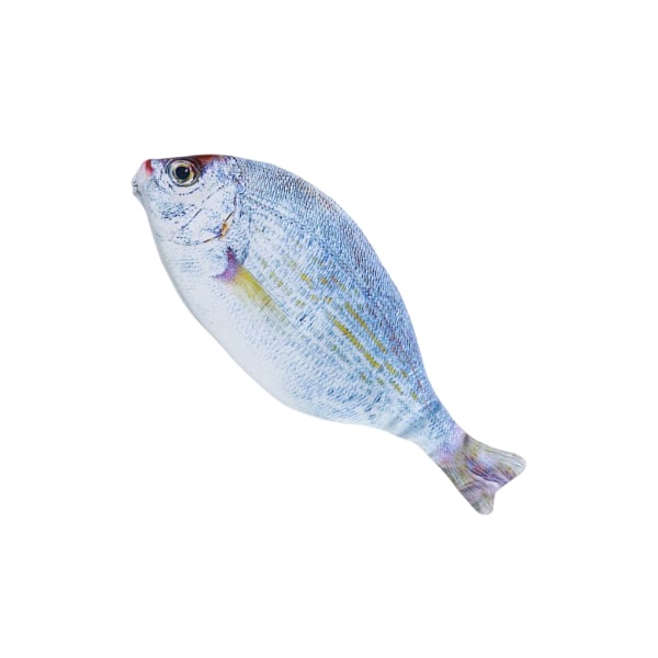 1/5 Cloth Creative Simulation Fish Case Lämplig storlek silver 1Set