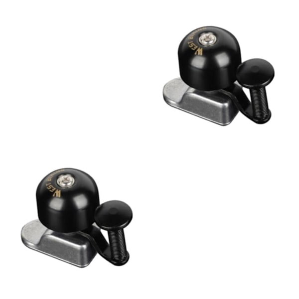 1/2/3 För Bicycle Ring Bell För MTB Bike Cycling Handlebar Black 3x2.3x3cm 2Set