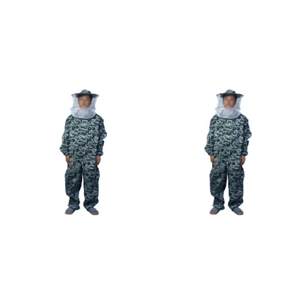 1/2 biodlingsdräkt Lätt och slitstark med universal passform gray camo L 2PCS