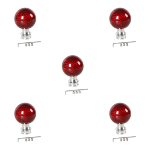1/2/5 bekväm manuell växelknopp för enkel installation red 7.6*5.2*2.6cm 5PCS