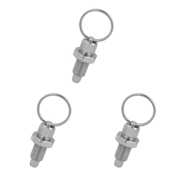 1/2/3/5 Heavy-Duty indexkolv med användarvänlig ringdragning M16-8 Stainless Steel 3PCS