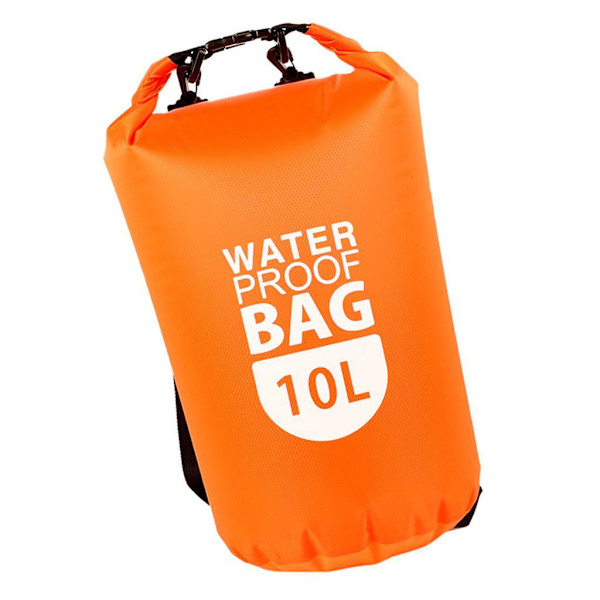 Vattentät Dry Bag Sack Pack för forsränning Kanotdykning Simma Orange 10L