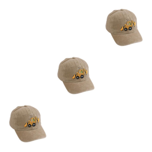 1/2/3/5 Solskydd cap för utomhusaktiviteter barn khaki 3Set