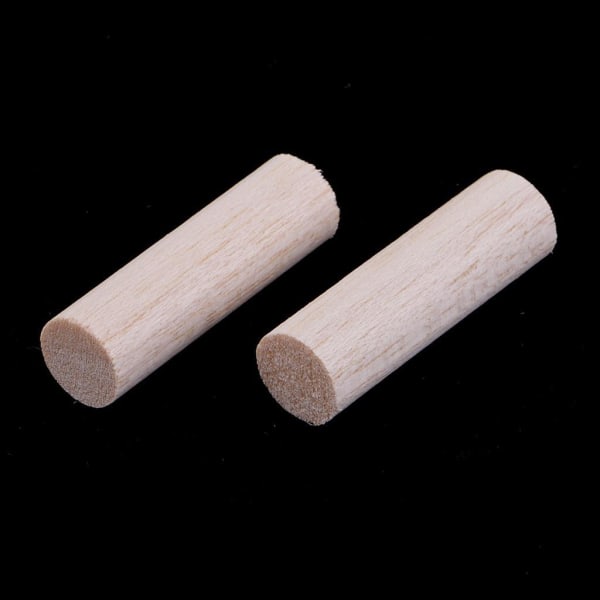 1/5 Balsa Wood Stick oavslutad DIY Woodworking Craft Modeling Wood 10 pcs 50mm 5PCS