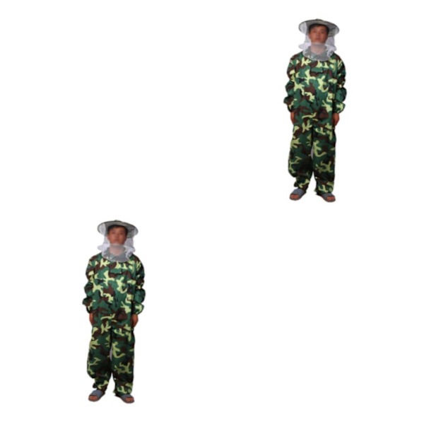 1/2 biodlingsdräkt Lätt och slitstark med universal passform green camo XL 2PCS