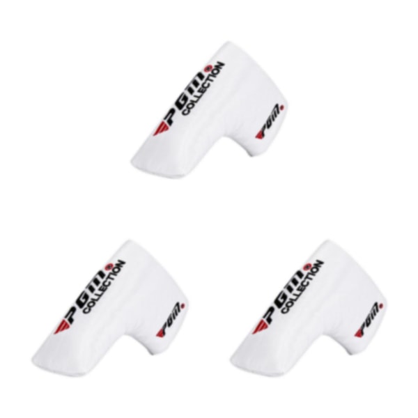 1/2/3/5 För Golf Club Head Cover Nylon För Golf Club White for Men Club 20x11.5x6cm 3Set