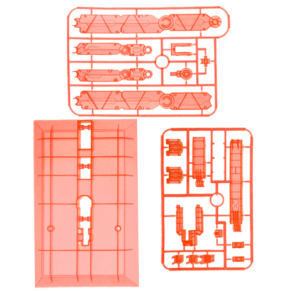 Action Base Lämpligt displayställ för 1/60 1/100 PG Figur Red