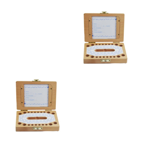 1/2/3/5 Baby Box Spara Organizer med fotoram Memory Keeper Italy 2Set