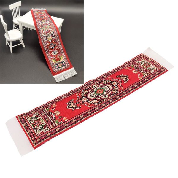 1/2 Miniatyr Golvbeläggning Mattor Matta för 12:e möbeldekor 1Set