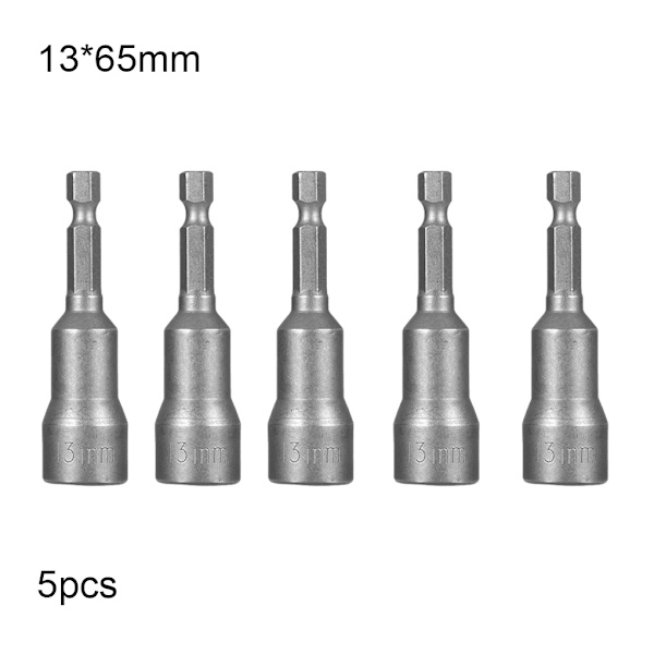 1/2/3/5 5 delar mutterdragare skaft pneumatisk skruvmejsel 13x65mm 1 Pc