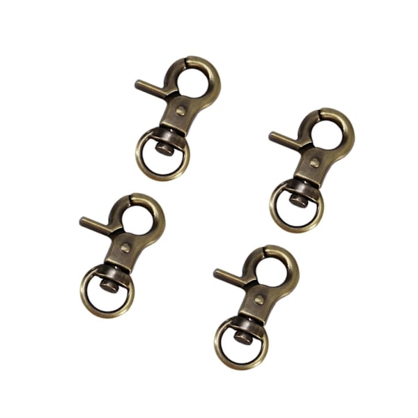 1/2/3/5 4 st zinklegering hummerklospänne Swivel Trigger Clips Bronze 30mm 1Set