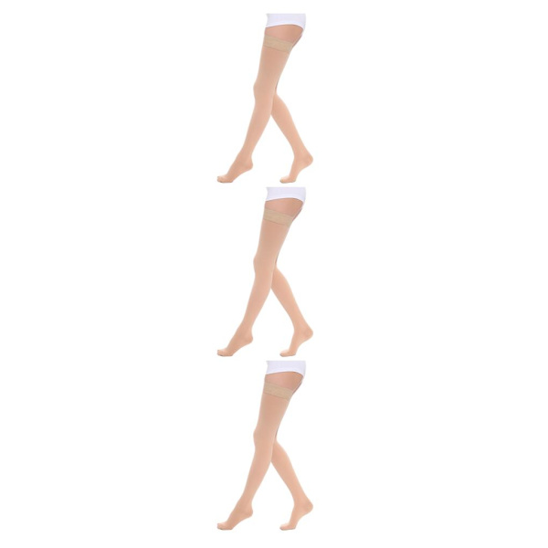 1/2/3 Trendiga och moderiktiga över knästrumpor för Toe wrapping - skin L 3Set