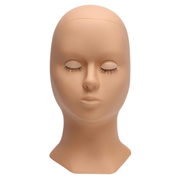 1/2/3/5 Silikon träningsdocka Huvud för träningsyrket Coffee Head Mold 27x14cm 1Set