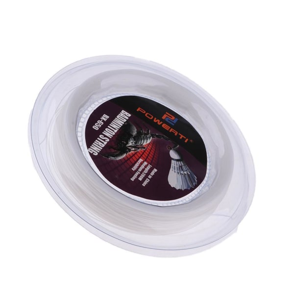1/2/3 Smidig och slitstark Nylon Badminton Racket String Hög White 200m 1 Pc