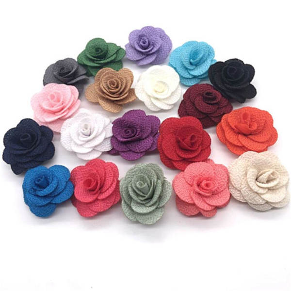 1/3/5 20 stycken Silk Rose Flower Head Bud DIY Craft Bröllop Dark Green 4cm 1Set